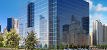 Mirror-glass Trade Center
