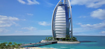 The Burj Al Arab in Dubai