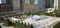Millennium Park Chicago 3D