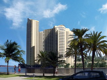 Hilton Hotel beach view