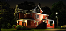 Brick house at Night